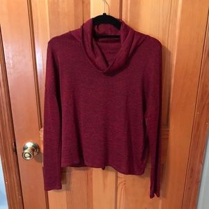 Fashion Nova Red Turtleneck Top